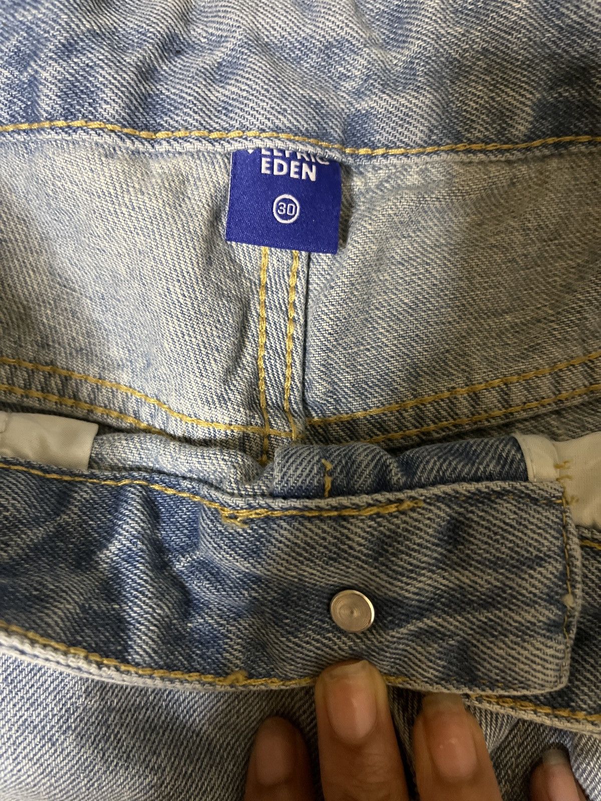 Other Rhinestone Baggy Jorts Size US 30 / EU 46 - 4 Thumbnail