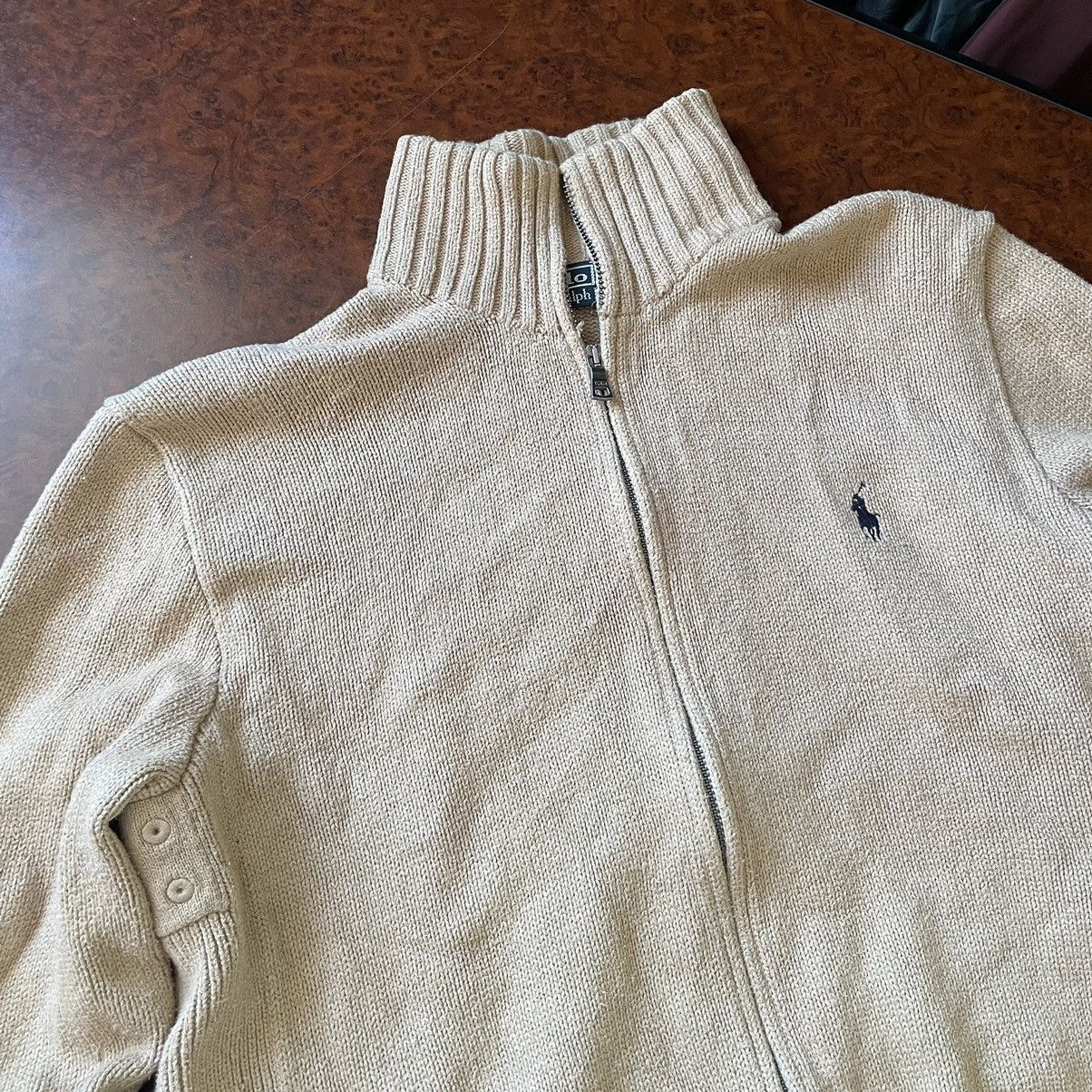 Polo Ralph Lauren × Ralph Lauren × Vintage Polo Ralph Lauren Vintage military Knit Sweater Luxury 90s Size US M / EU 48-50 / 2 - 7 Thumbnail