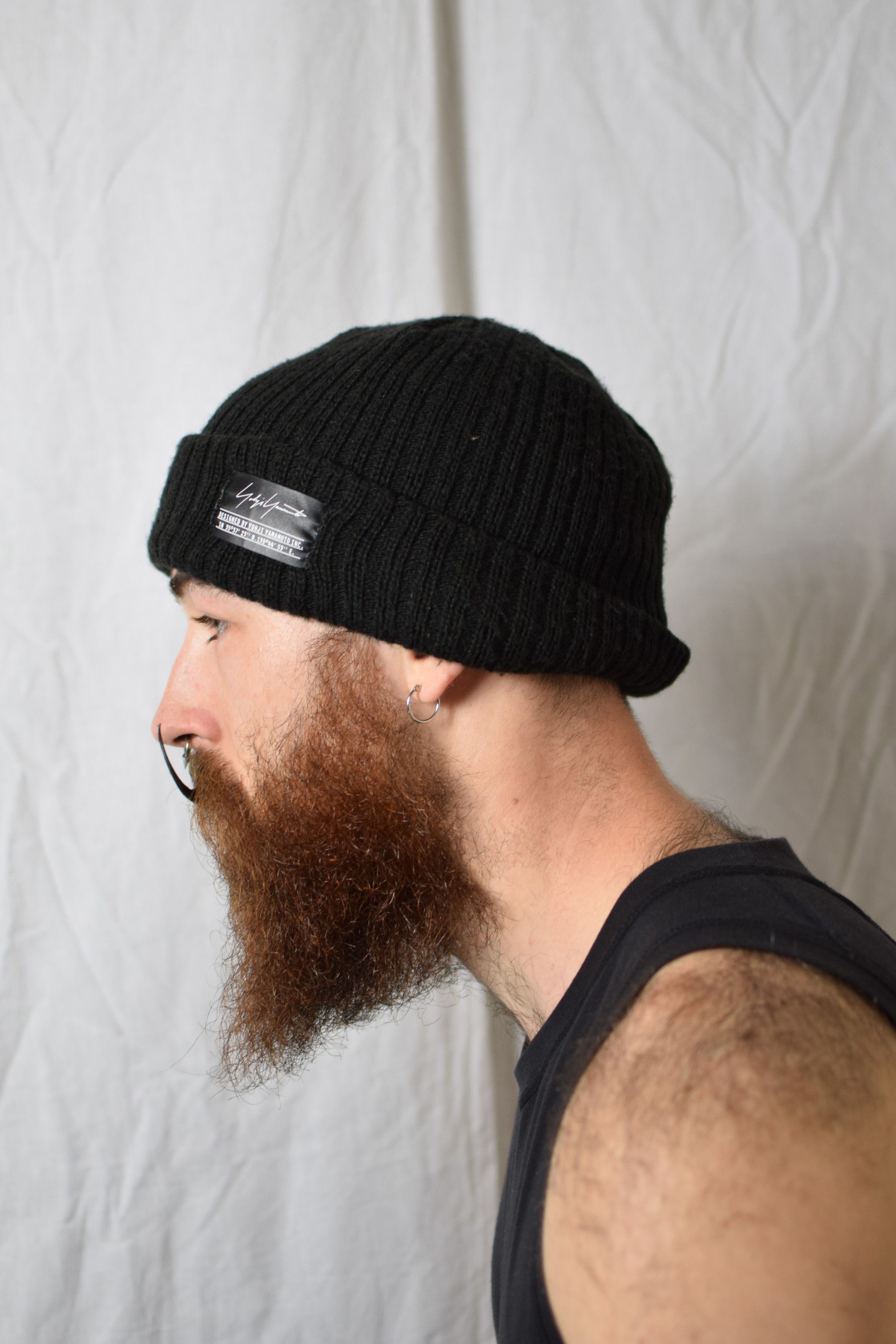 Yohji Yamamoto YYPH AW17 Beanie - HR-H11-522 Size ONE SIZE - 3 Thumbnail