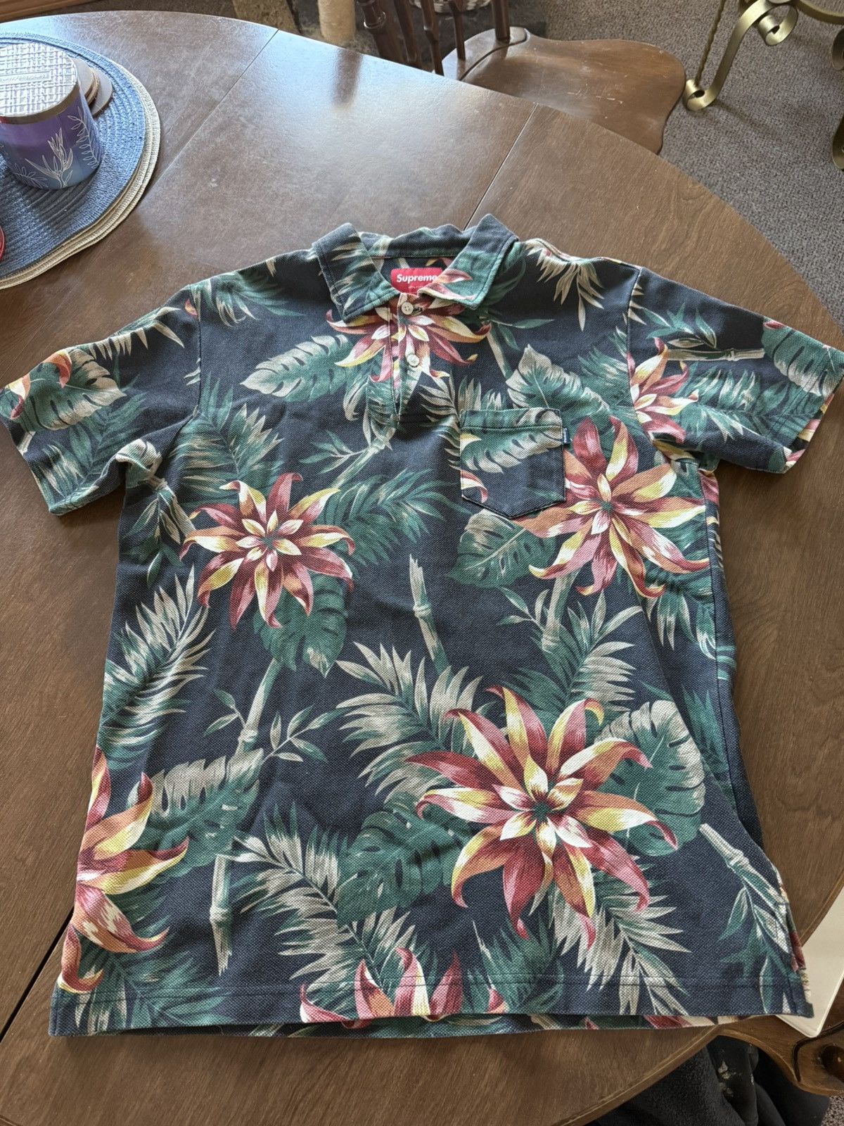 Supreme Supreme SS2012 floral polo size M Size US M / EU 48-50 / 2 - 1 Thumbnail