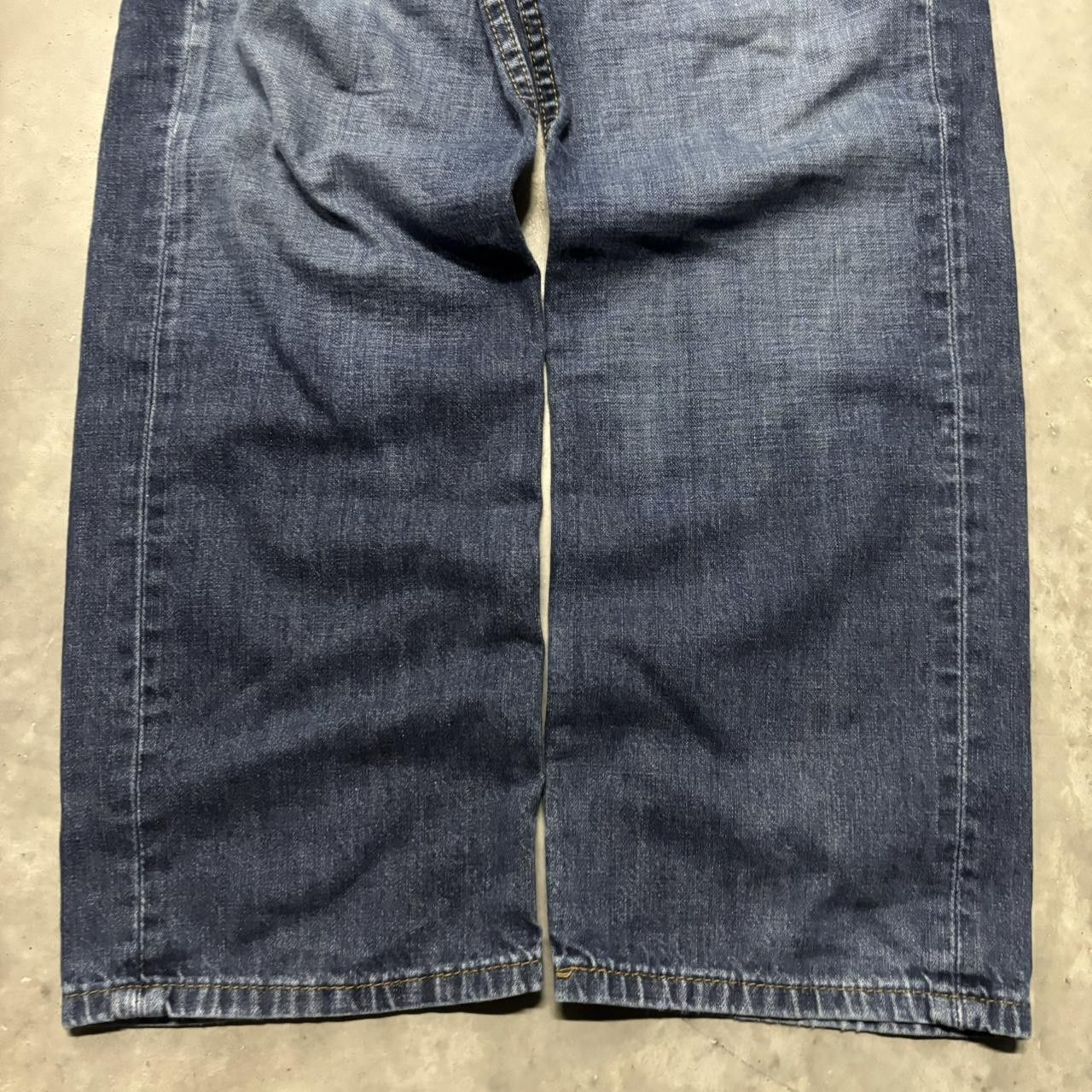 Levi's × Vintage Crazy Vintage Y2K/2000s Grunge Levis Dark Wash Denim Jeans! Size US 34 / EU 50 - 6 Thumbnail