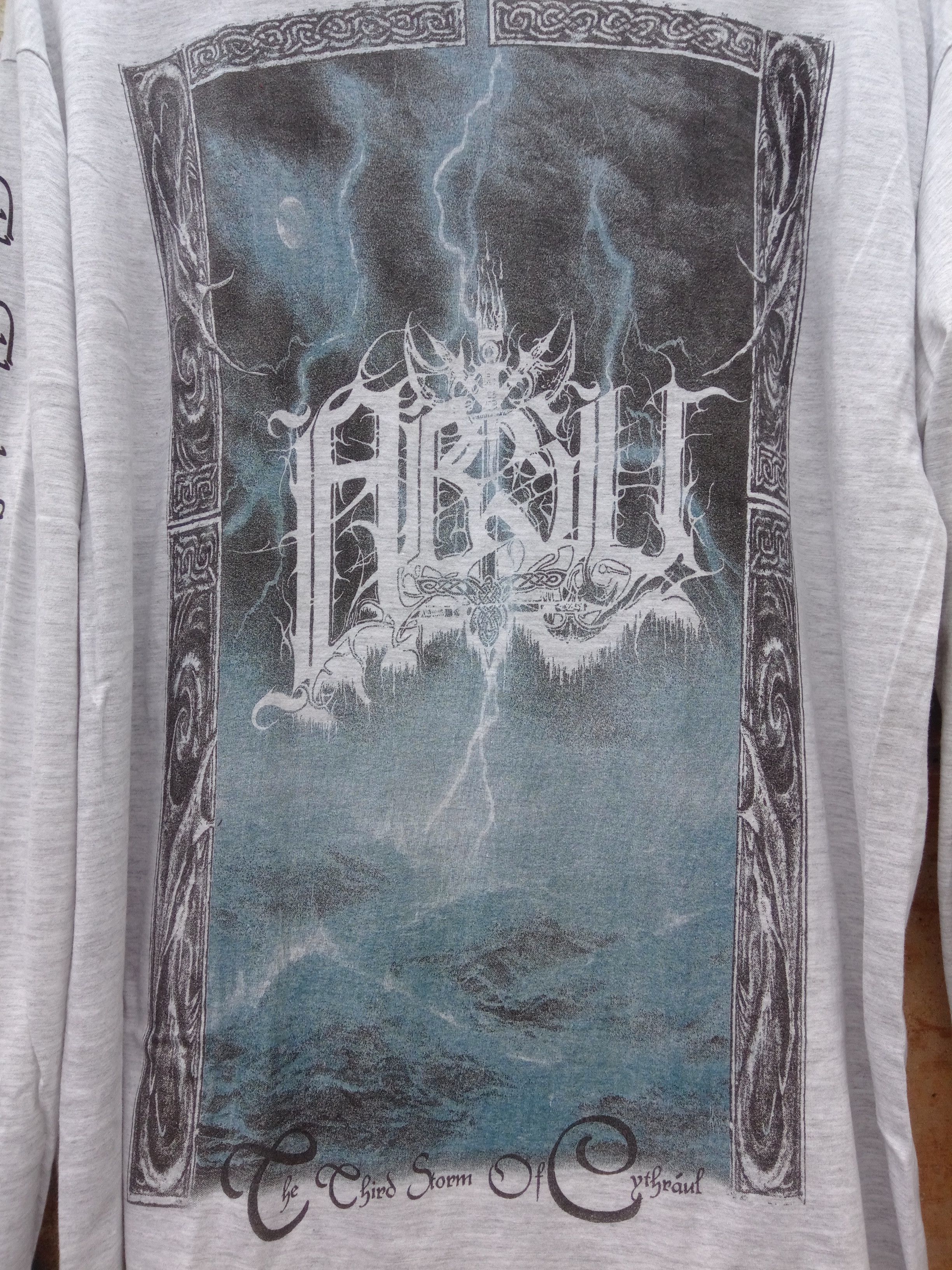 Band Tees × Vintage Vintage 90s OG ABSU the third storm of cythraul Size US XL / EU 56 / 4 - 2 Thumbnail