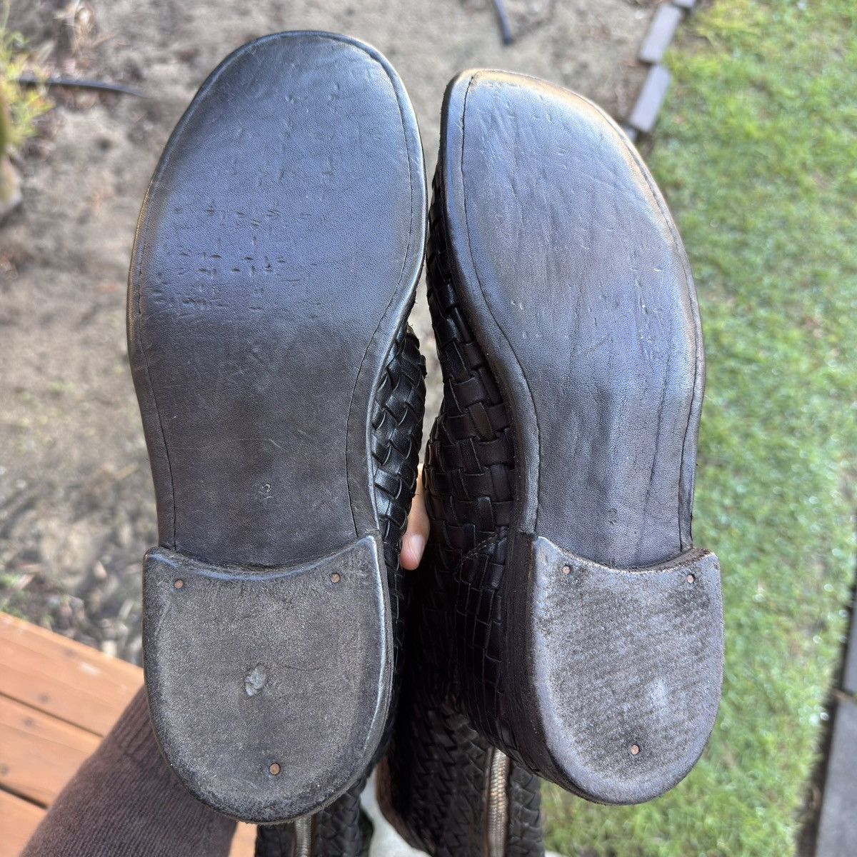 Guidi Rare, brand-new Guidi Archive 989 woven long boots, size 42 Size US 9 / EU 42 - 8 Thumbnail