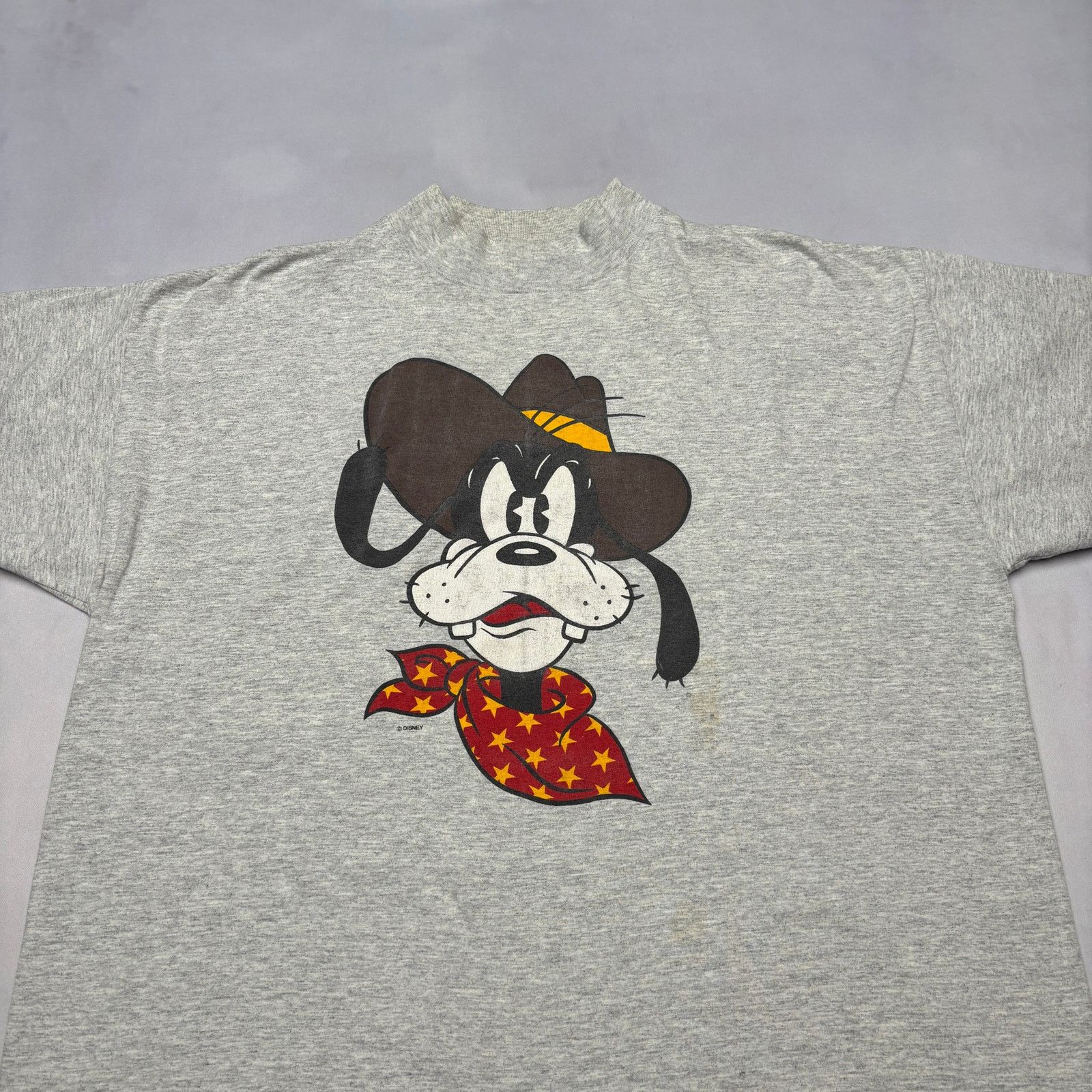 Disney Vintage 80s Goofy Western Cowboy Disney Tee Shirt LS XL Size US XL / EU 56 / 4 - 2 Thumbnail