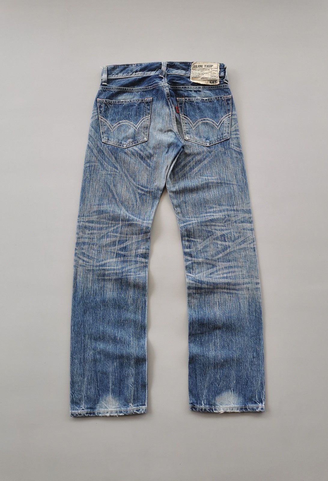 Edwin Edwin 503 blue trip made in japan size 32x32.5 Size US 32 / EU 48 - 5 Thumbnail
