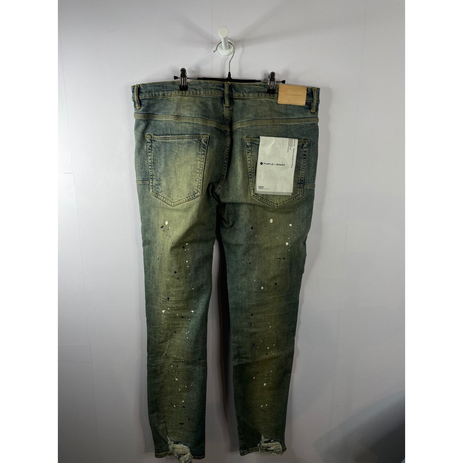 Purple Brand Purple Brand Vintage Wash Splatter Jeans Size US 38 / EU 54 - 2 Thumbnail