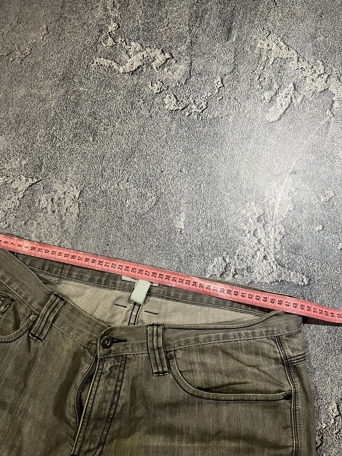 Japanese Brand Archival Dirty Washed Jean Baggy / Faded Streetwear Y2K Size US 38 / EU 54 - 7 Thumbnail