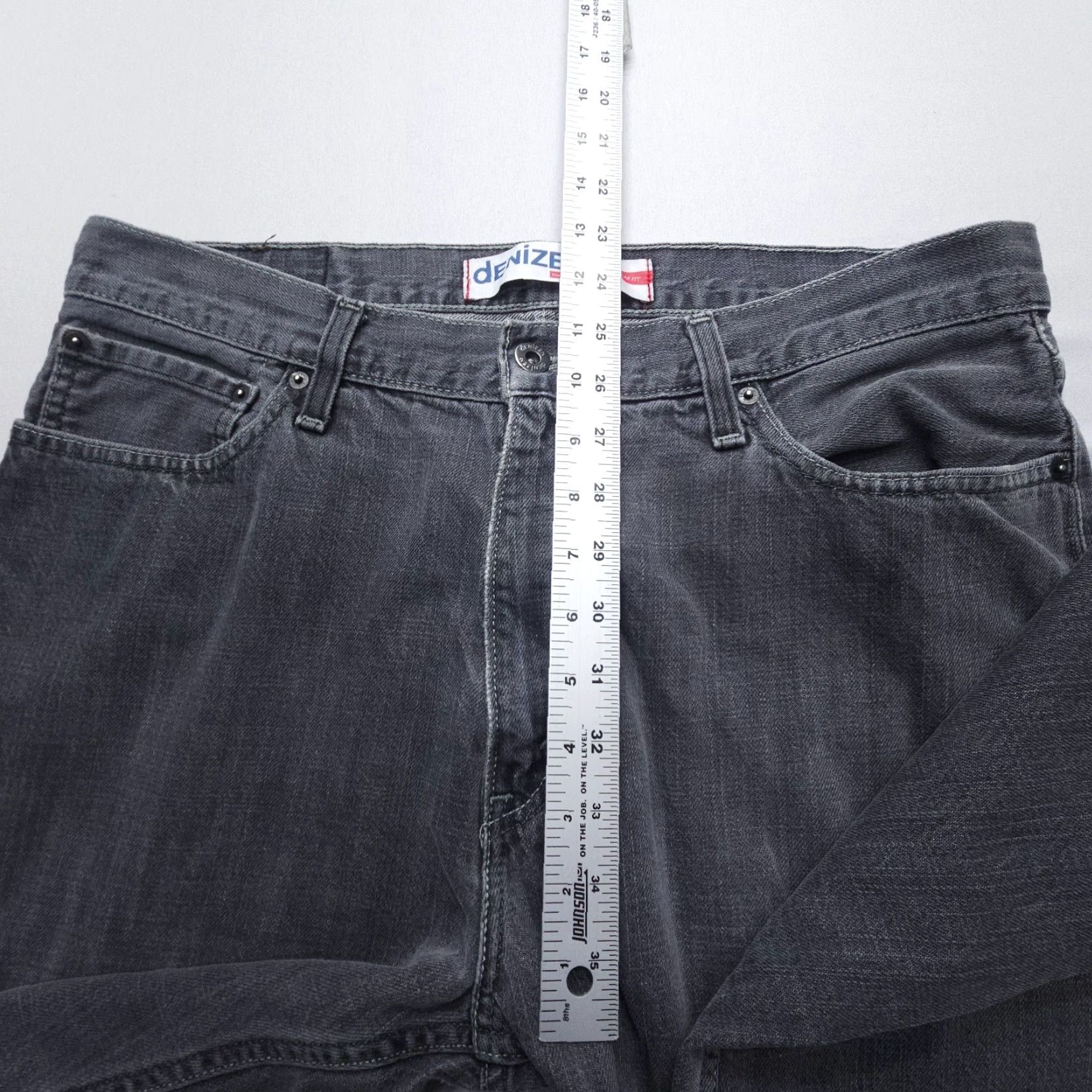 Levi's Vtg Levi's Denizen 236 Jeans Mens 36 x 30 Inseam Gray 2000s Straight 5-Pocket Denim Cotton Regular JeansMens Size US 36 / EU 52 - 6 Thumbnail