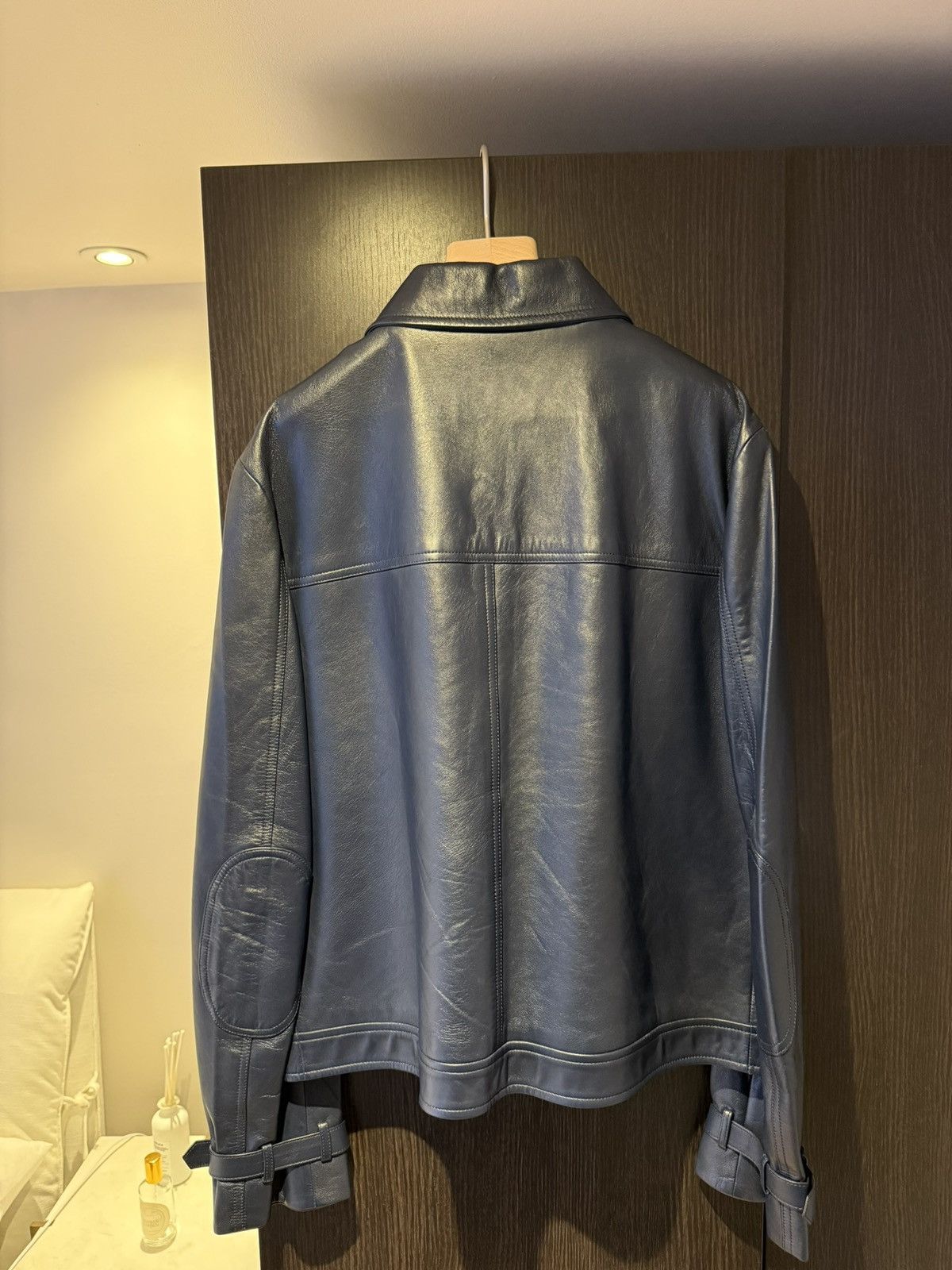 Prada Prada Leather Biker Jacket Size US L / EU 52-54 / 3 - 4 Thumbnail