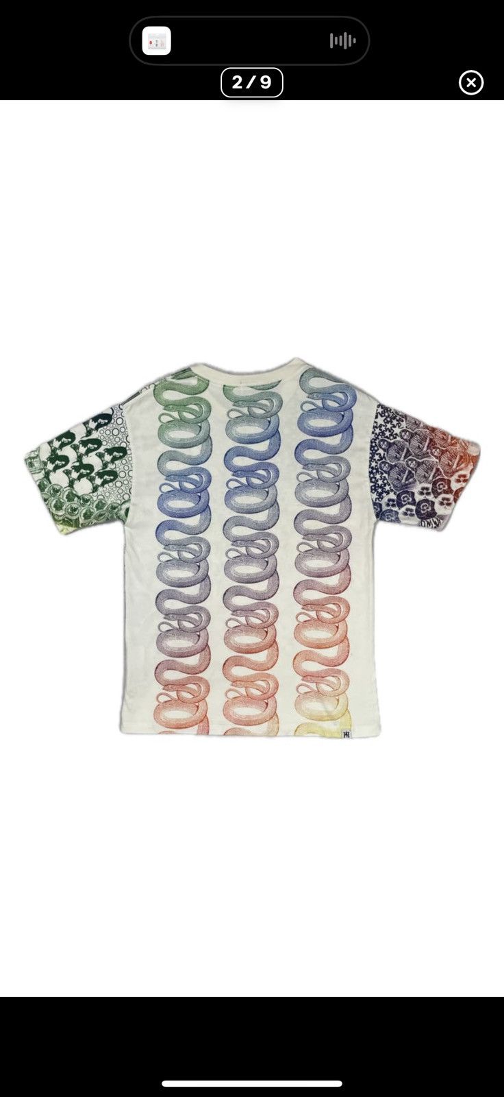 Hysteric Glamour Hysteric glamour skull snake madara pattern shirt Size US XS / EU 42 / 0 - 2 Thumbnail