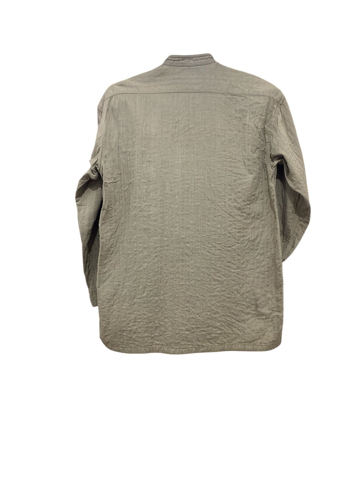 Issey Miyake Archive 80s Mandarin Collar Wrinkles Unstructure Shirt Size US S / EU 44-46 / 1 - 2 Thumbnail
