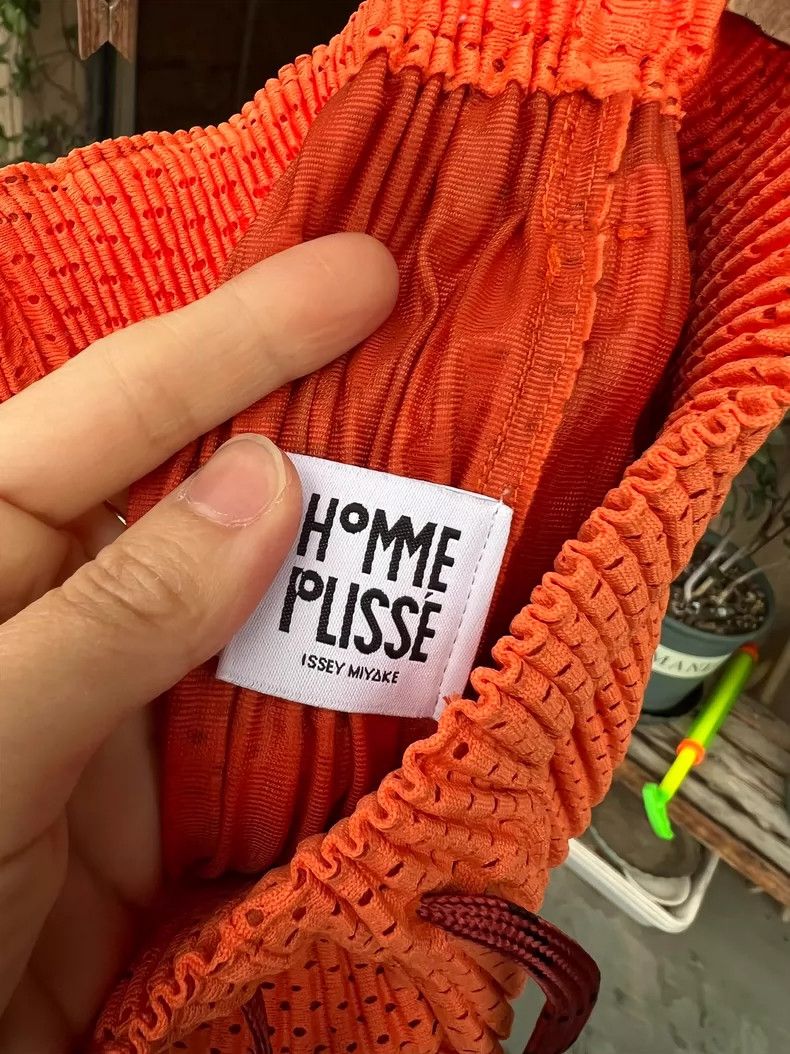 Issey Miyake Issey Miyake size:2 Orange cut-out shorts Size 23" - 4 Thumbnail