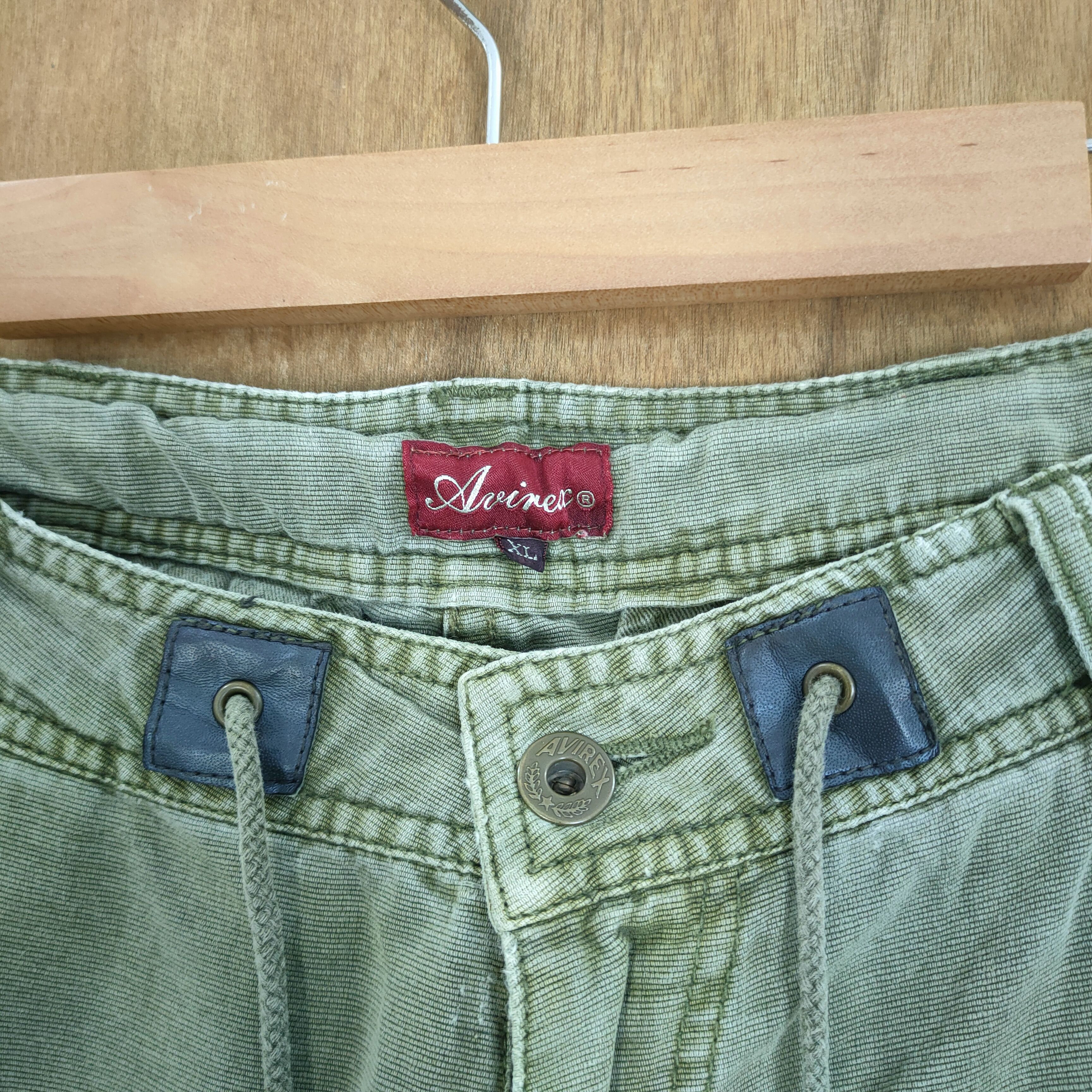 Avirex AVIREX GREEN MULTIPOCKET CARGO PANTS Size US 32 / EU 48 - 6 Thumbnail