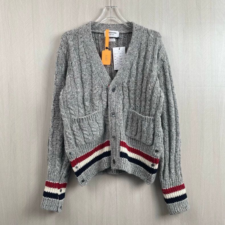 Thom Browne Thom Browne Knitted cardigan Size US M / EU 48-50 / 2 - 1 Thumbnail