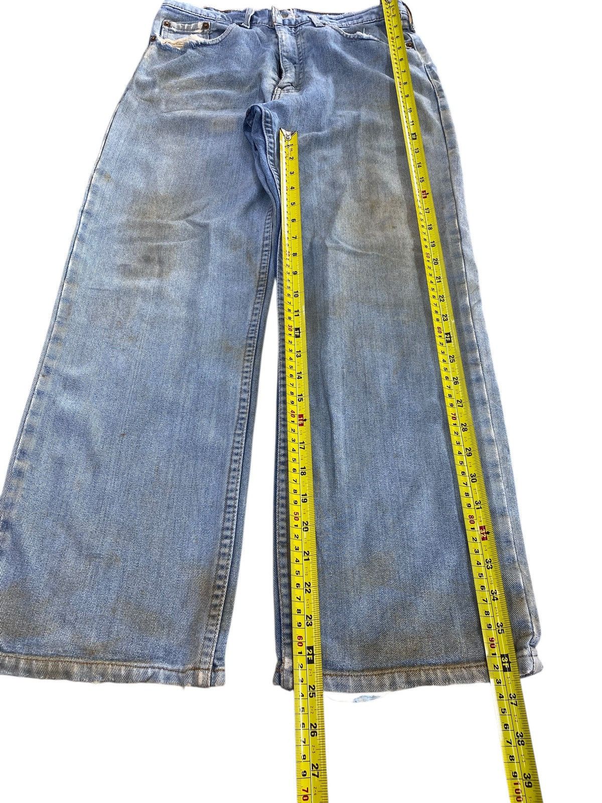 Levi's Levi’s-Faded Light Wash Style Straight Leg Jeans Size US 28 / EU 44 - 6 Thumbnail