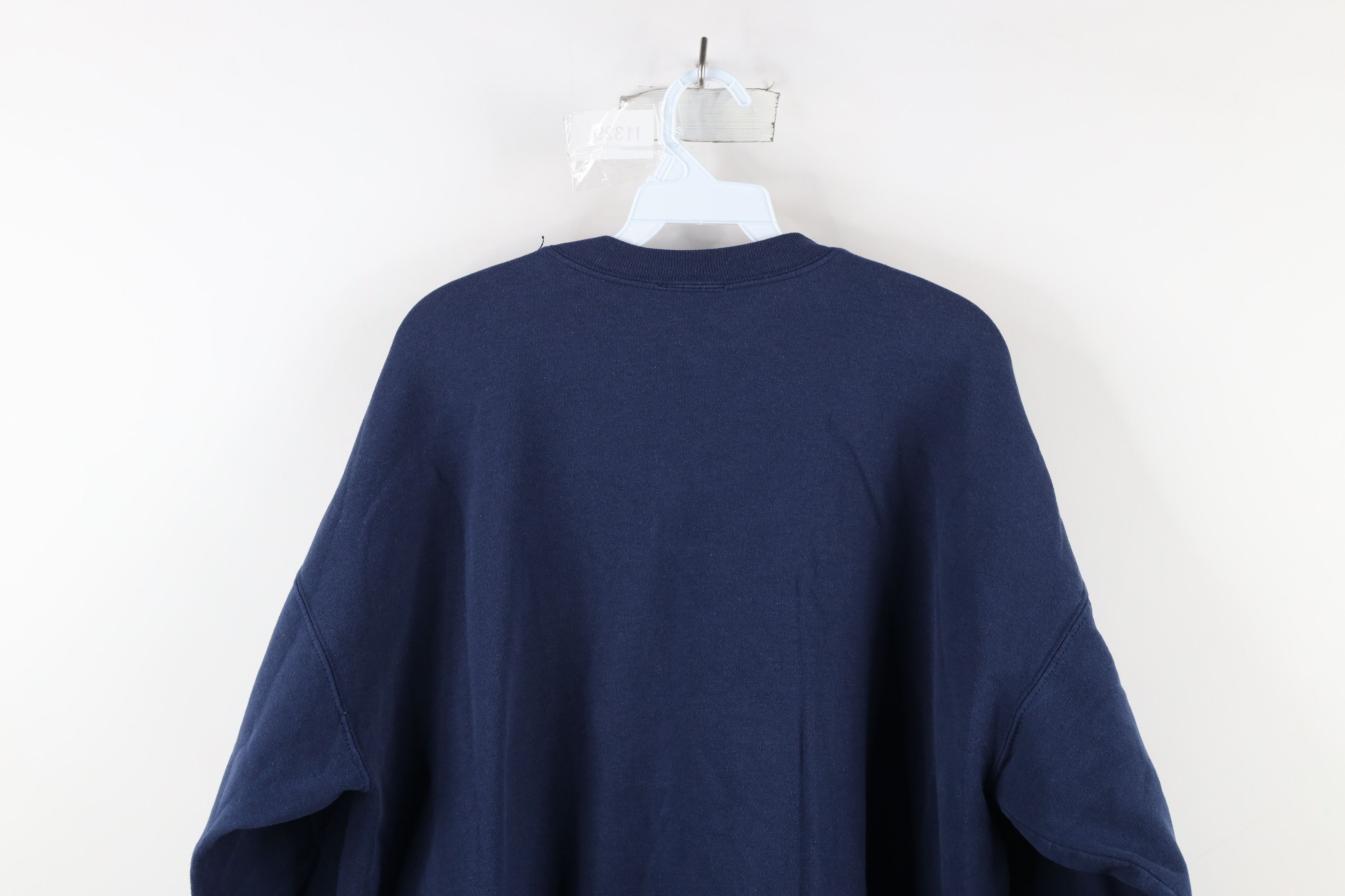 Disney × Vintage Vintage 90s Disney Spell Out Mickey Mouse Sweatshirt Blue Size XXL / US 16-18 / IT 52-54 - 11 Thumbnail