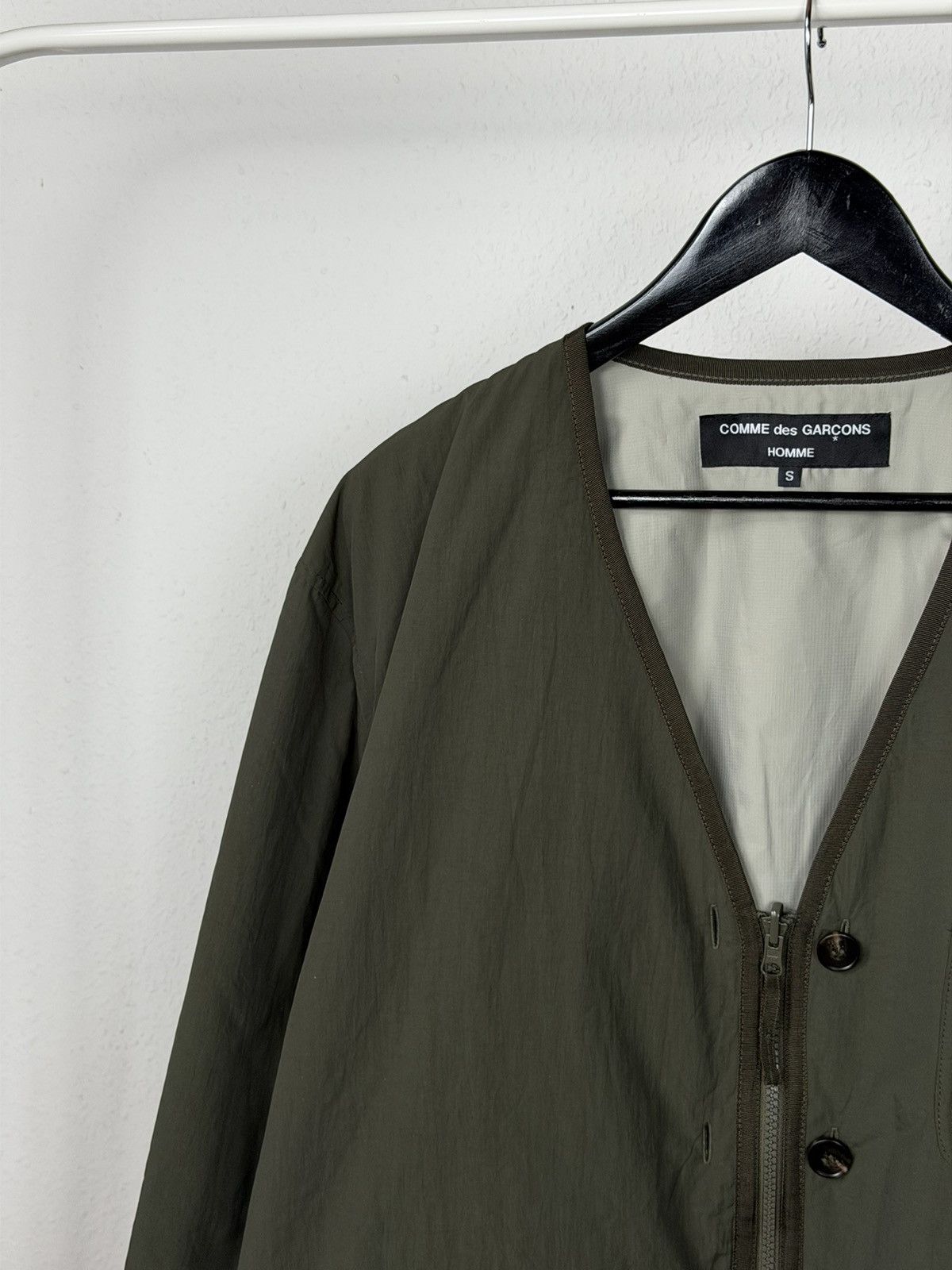 Comme des Garcons Homme Comme des Garçons Homme Olive Nylon Jacket L Lightweight Size US S / EU 44-46 / 1 - 2 Thumbnail