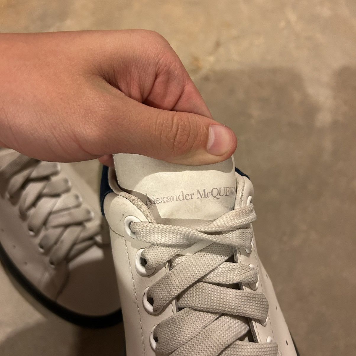 Alexander McQueen × Designer Alexander McQueen Oversized Shoe Worker Blue Sole EU 40 Size US 7.5 / EU 40-41 - 9 Thumbnail