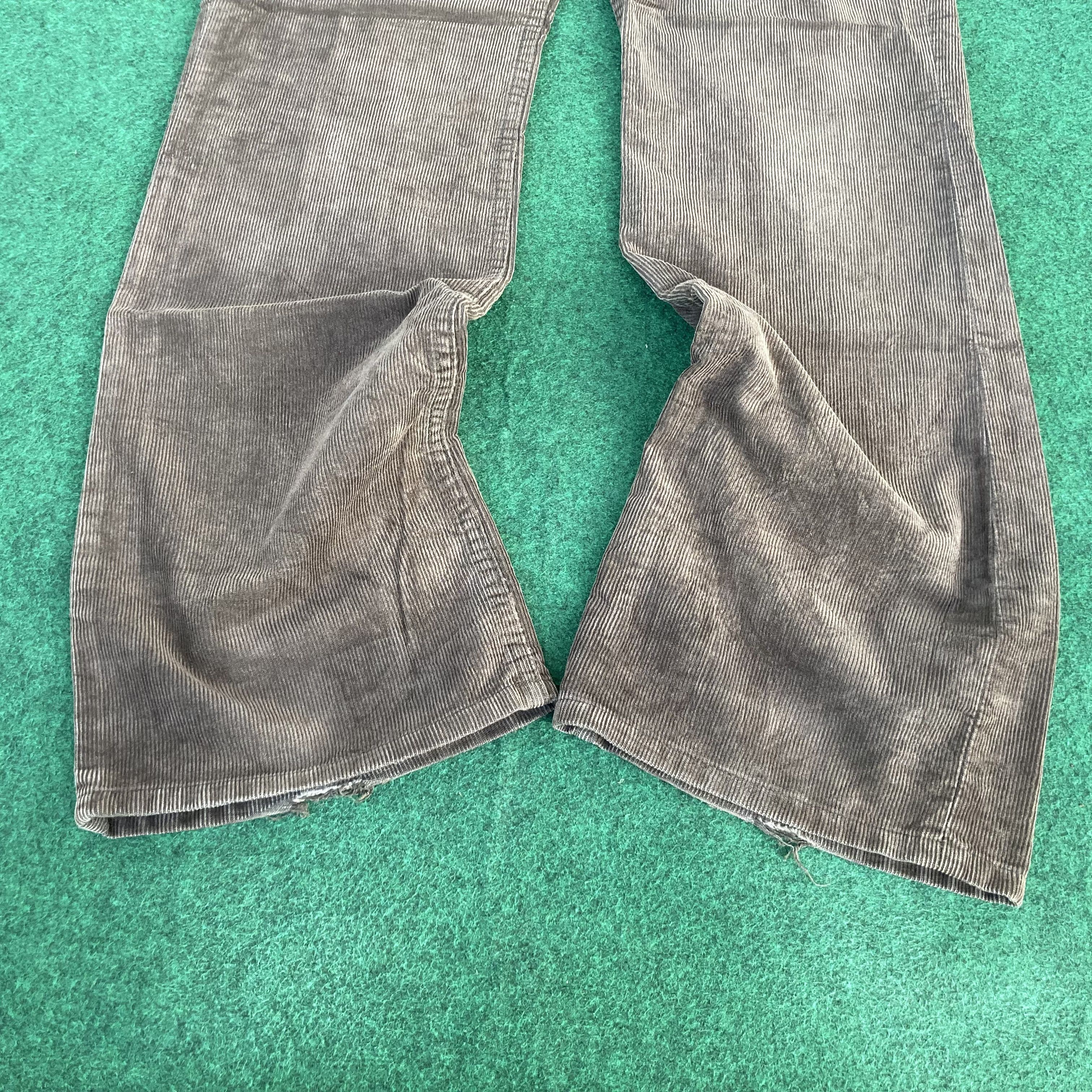 Levi's 34x32 Vintage Levis 517 Denim Corduroy Flare Bootcut Jeans Size US 34 / EU 50 - 9 Thumbnail