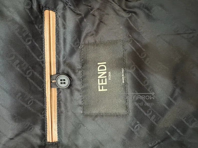 Fendi Fendi Men's Showpiece Fur and Leather Pilot Jacket Size US S / EU 44-46 / 1 - 4 Thumbnail