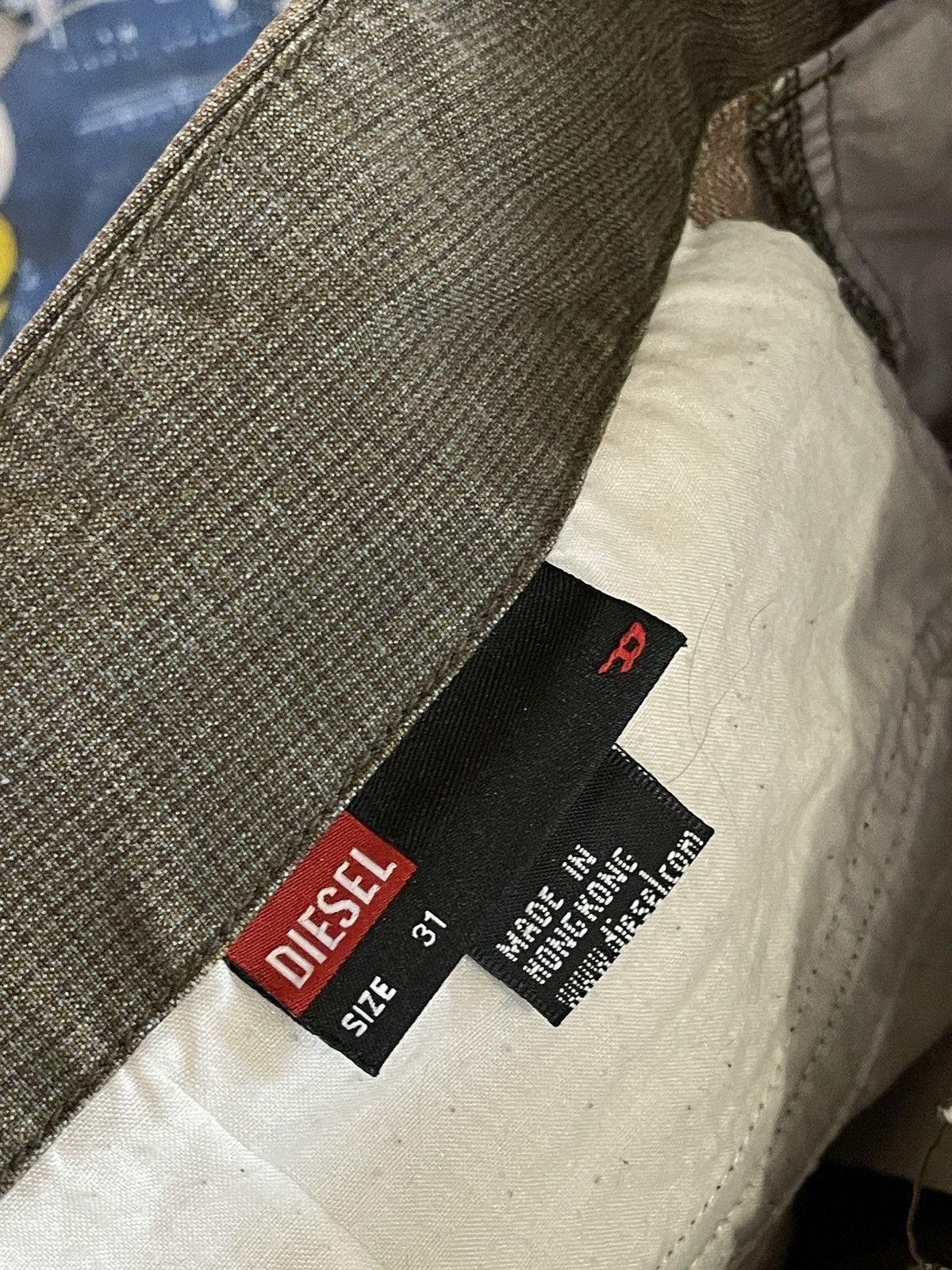 Diesel × Japanese Brand × Vintage VINTAGE Y2K DISTRESSED AVANT-GARDE DIESEL CARGO DENIM PANTS Size US 31 - 10 Thumbnail