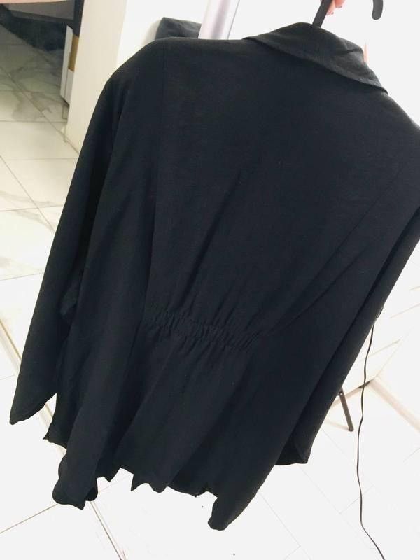 Other Q’neel Black Bamboo-Blend Oversized Blazer — EU50 UK24 Size 3XL / US 20-22 - 3 Thumbnail