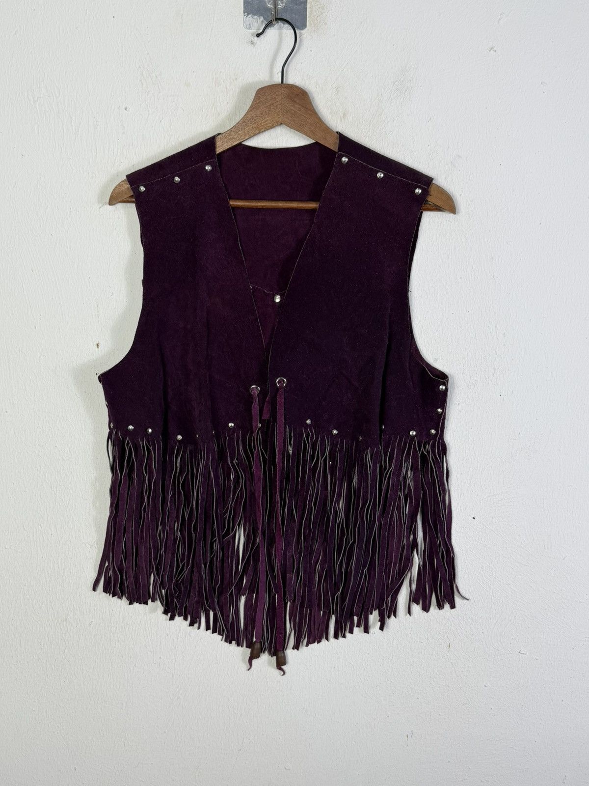 Vintage Sullivan Abuquerque Fringed Suede Size US M / EU 48-50 / 2 - 1 Thumbnail