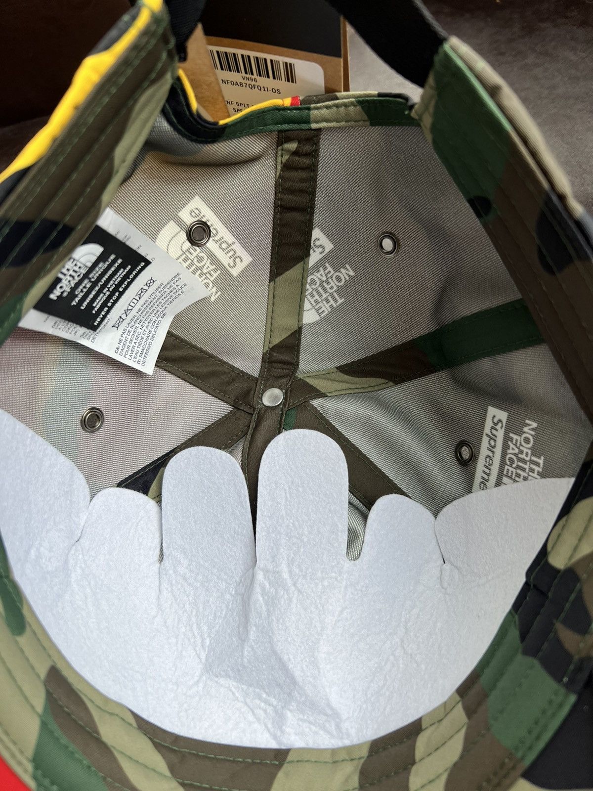 Supreme Supreme x The North Face Visor Hat Bicolor Military Pattern Size ONE SIZE - 8 Thumbnail