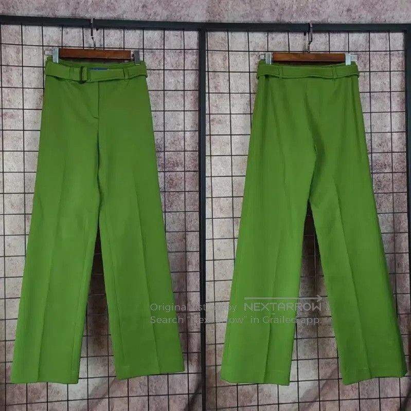 Burberry Burberry Green Casual Trousers for Women. Size 23" - 1 Thumbnail