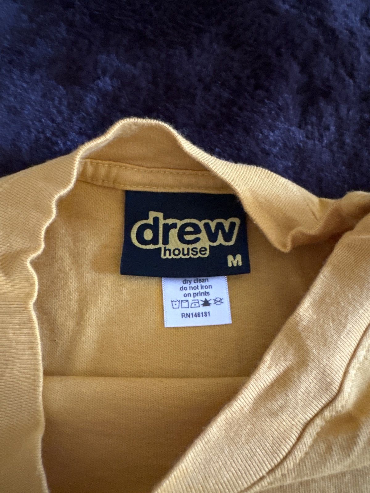 Drew House Drew House Yellow Graphic Tee Size US M / EU 48-50 / 2 - 6 Thumbnail
