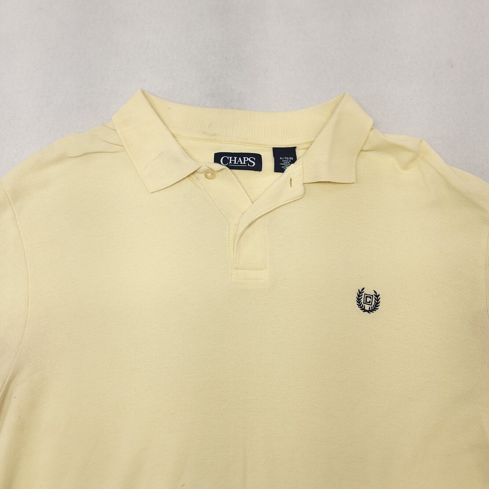 Chaps Chaps Casual Pullover Polo Shirt Adult Mens Size XL Yellow Size US XL / EU 56 / 4 - 1 Thumbnail