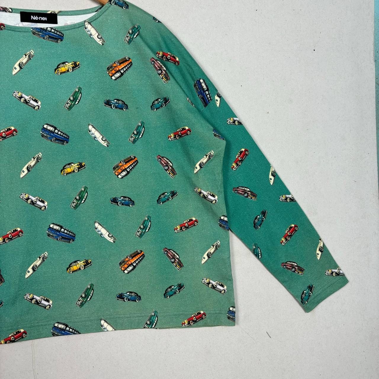 Issey Miyake Issey Miyake Ne-Net Car Overprint Sun Faded Tshirt Size US M / EU 48-50 / 2 - 4 Thumbnail