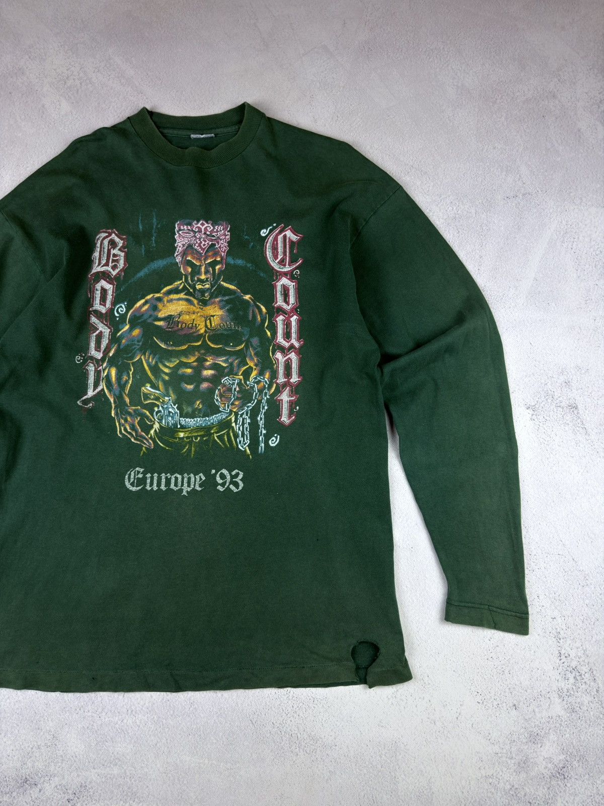 Vintage Vintage 1993 Body Count Cop Killer Tour Long Sleeve t-shirt Size US XL / EU 56 / 4 - 2 Thumbnail