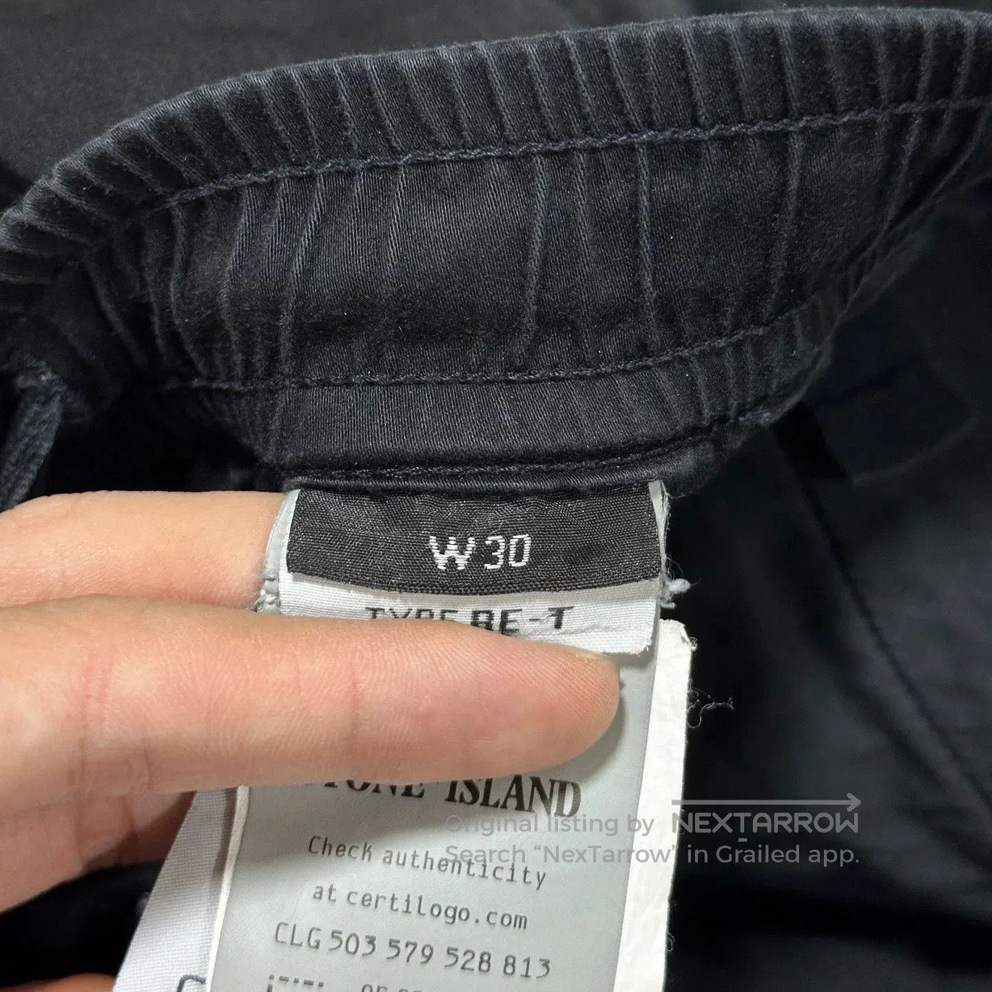 Stone Island stone island black cargo pants W30. Size US 30 / EU 46 - 5 Thumbnail