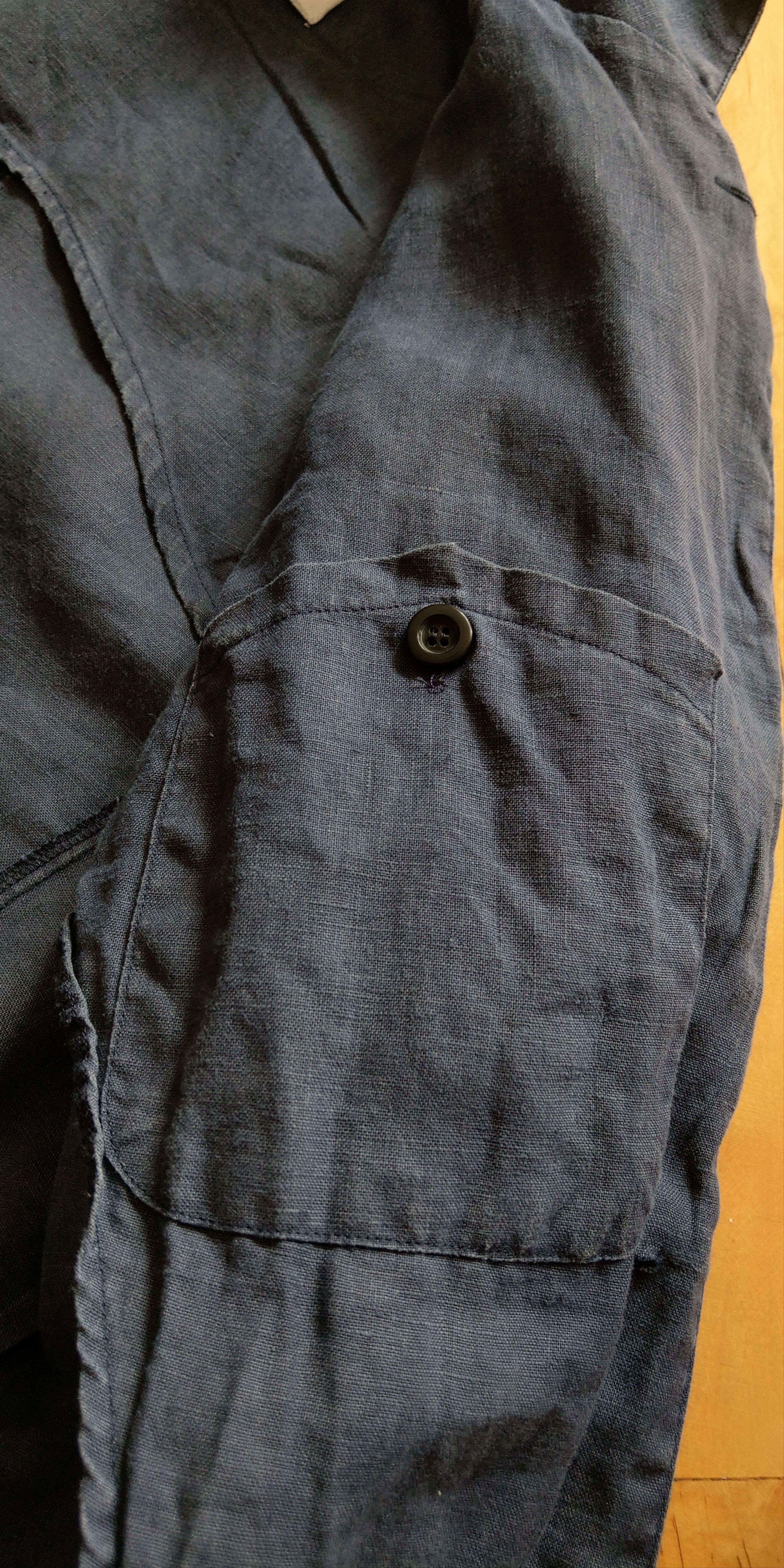 Our Legacy Vintage 100% Linen Kimono Jacket goth alt Darkfashion Rare Size XS / US 0-2 / IT 36-38 - 4 Thumbnail