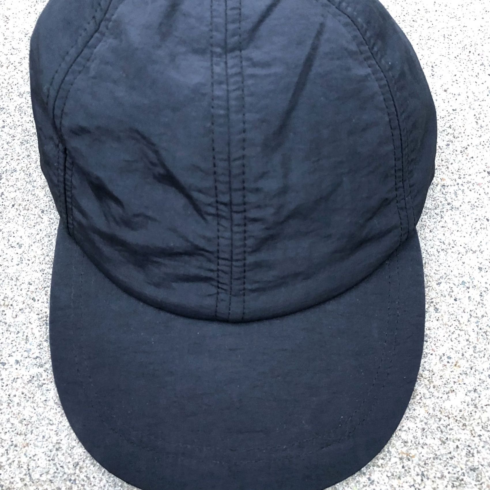 H&M H&M Nylon Strapback Hat Unisex Adult Black M/L Baseball Cap Size ONE SIZE - 5 Thumbnail
