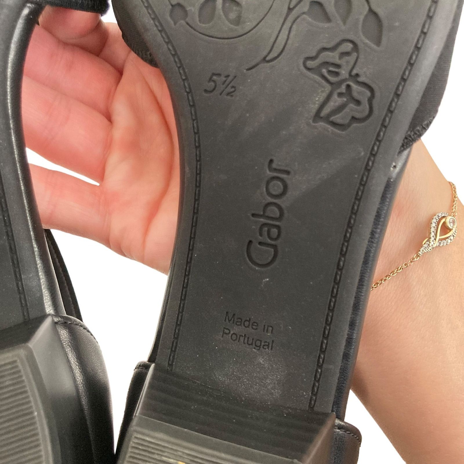 Other Gabor Black Sandal Heels Sz 8.5 Size US 8.5 / IT 38.5 - 5 Thumbnail