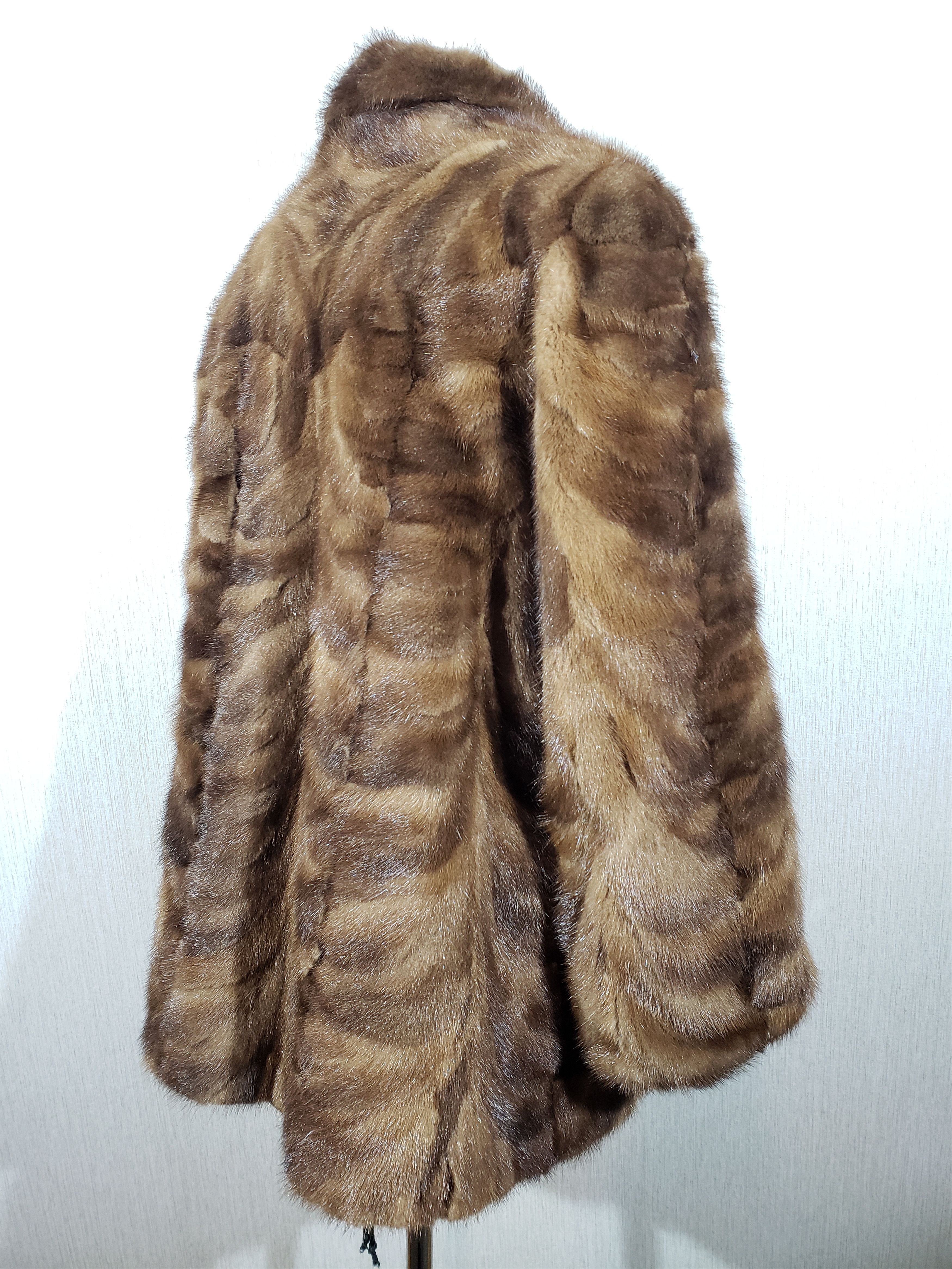 Other Stylish brown women's mink coat. Size XL / US 12-14 / IT 48-50 - 5 Thumbnail
