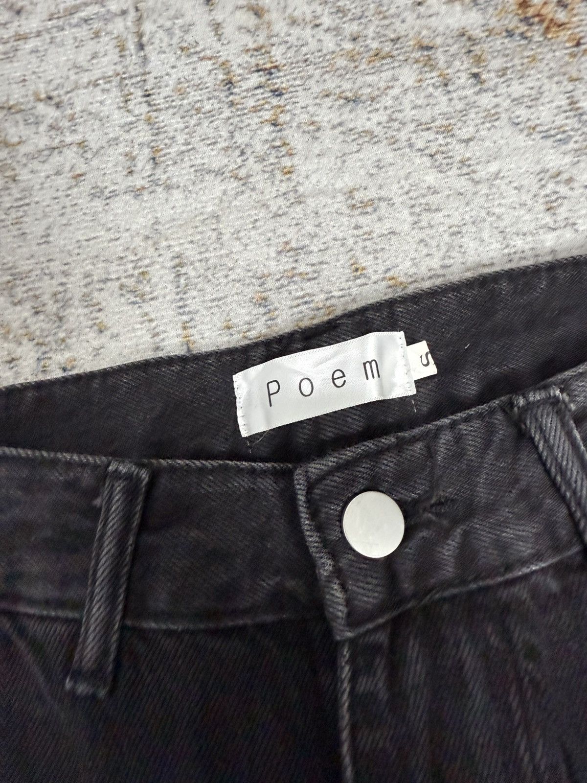 Tornado Mart Peom y2k ifsix style denim pants Size US 27 - 9 Thumbnail