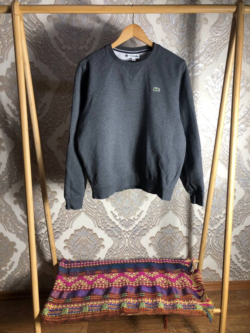 Lacoste × Vintage VERY RARE LACOSTE CHEMISE SWEATSHIRT DESIGNER LUXURY Y2K 90s Size US M / EU 48-50 / 2 - 1 Thumbnail
