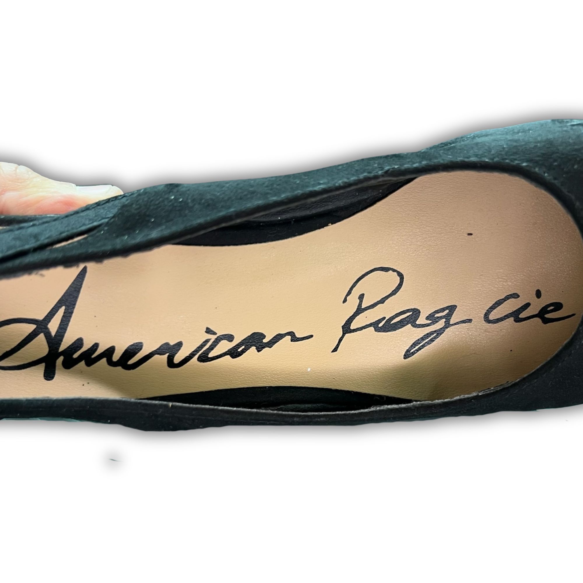 American Rag American Rag Miley Black Suede Closed-Toe Wedge Pumps With A Size US 8 / IT 38 - 5 Thumbnail