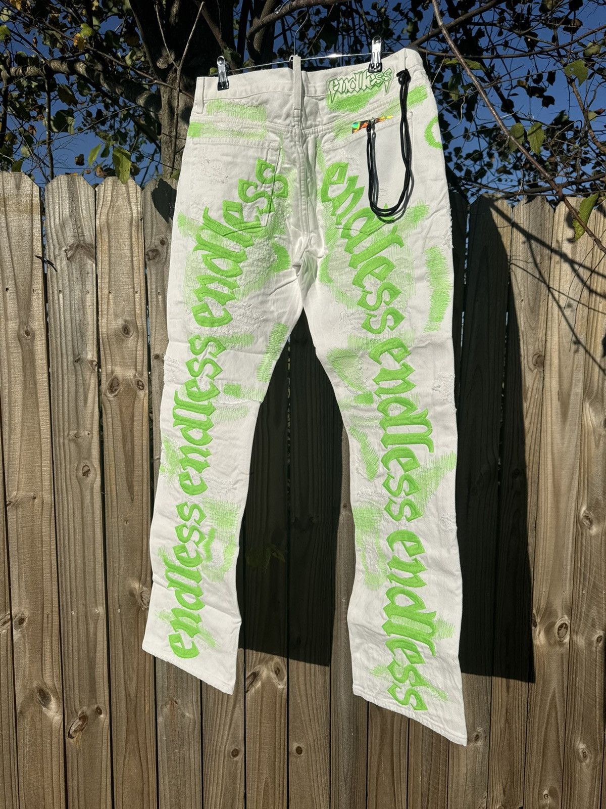 Endless Endless Denim Leather Pants | Grailed