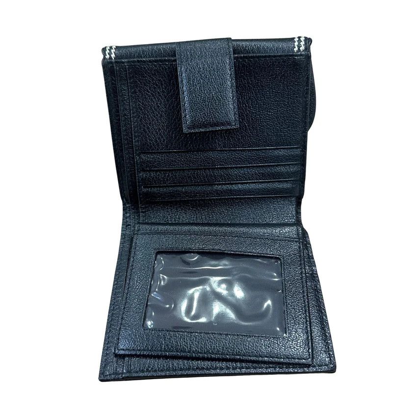Dior Dior Mini Saddle Compact Wallet Flower Oblique Black Size ONE SIZE - 6 Thumbnail