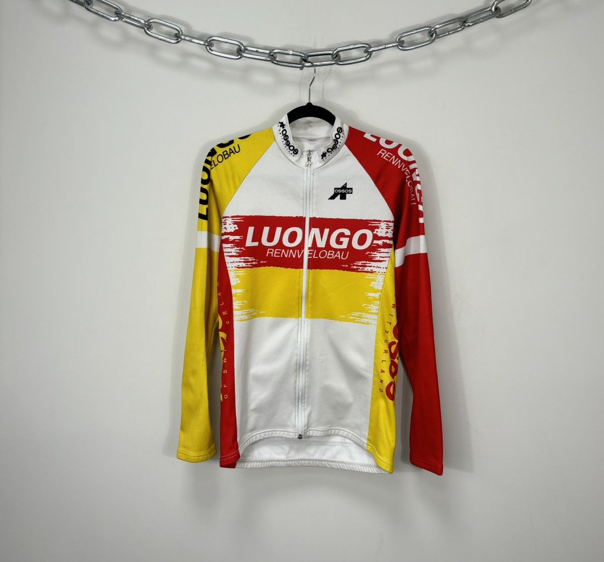 Vintage Assos Luongo Rennvelobau Rare Bike Cycling Jersey Size US L / EU 52-54 / 3 - 1 Thumbnail