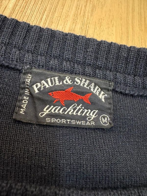 Paul & Shark Paul & Shark Yachting Sweater Zip Pocket Wool M Vintage Size US M / EU 48-50 / 2 - 9 Thumbnail