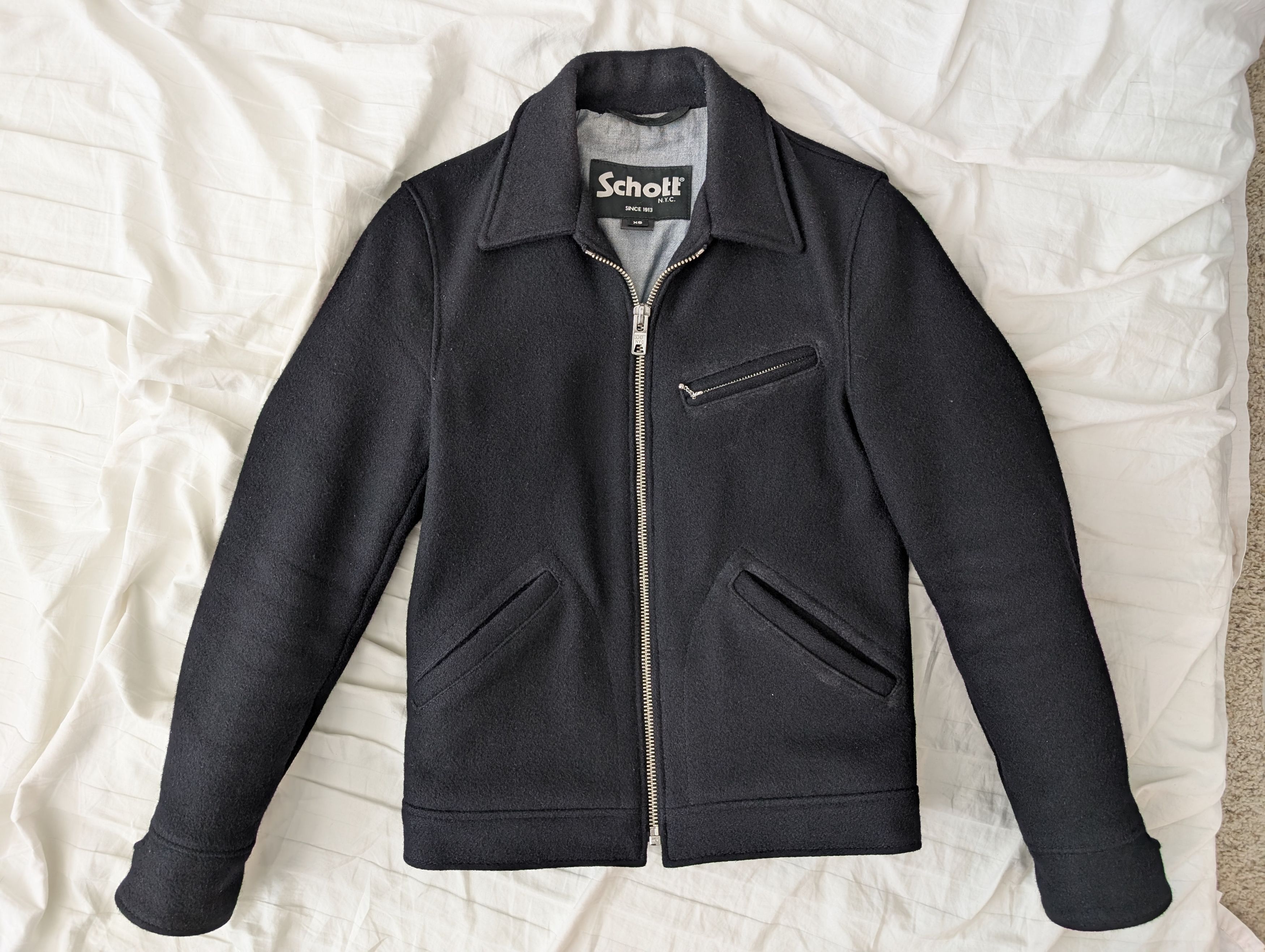 Schott 712 Wool Mechanics Jacket Size US XS / EU 42 / 0 - 1 Thumbnail