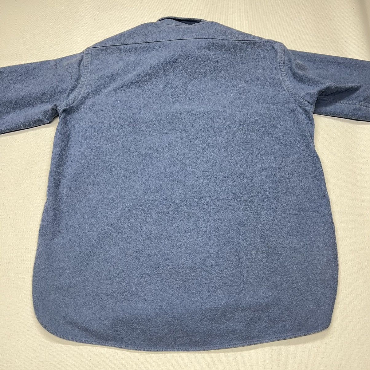 L.L. Bean × Vintage VTG LL Bean Flannel Shirt Blue Chamois Cloth Button Up Retro Size US M / EU 48-50 / 2 - 11 Thumbnail