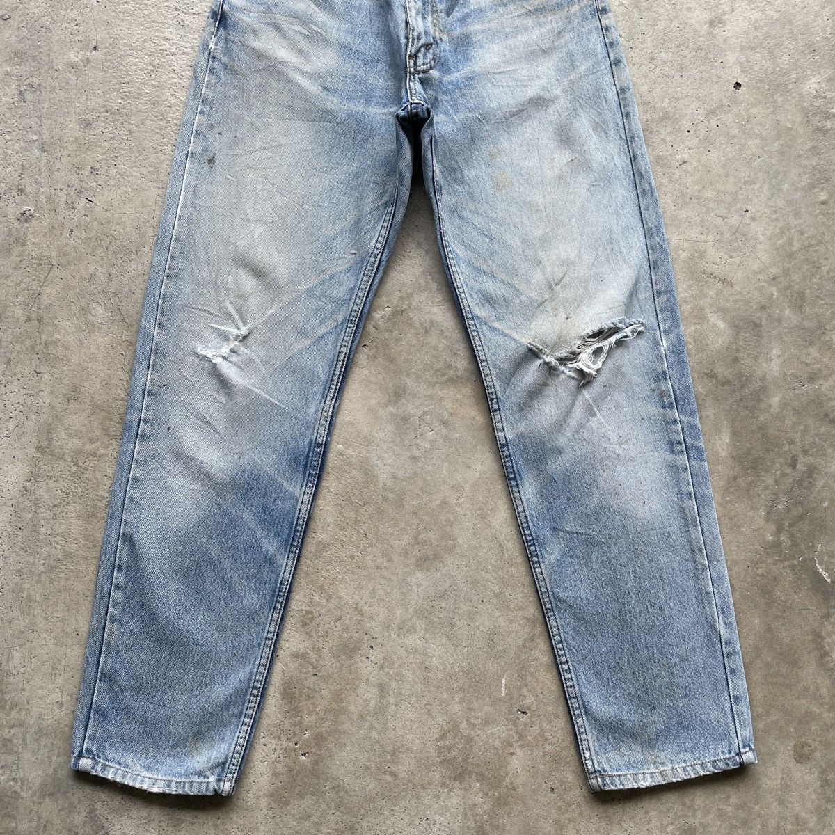 Levi's Vintage Levis Distressed Sick Jeans Faded Wash Dirty Pants Size US 27 - 4 Thumbnail
