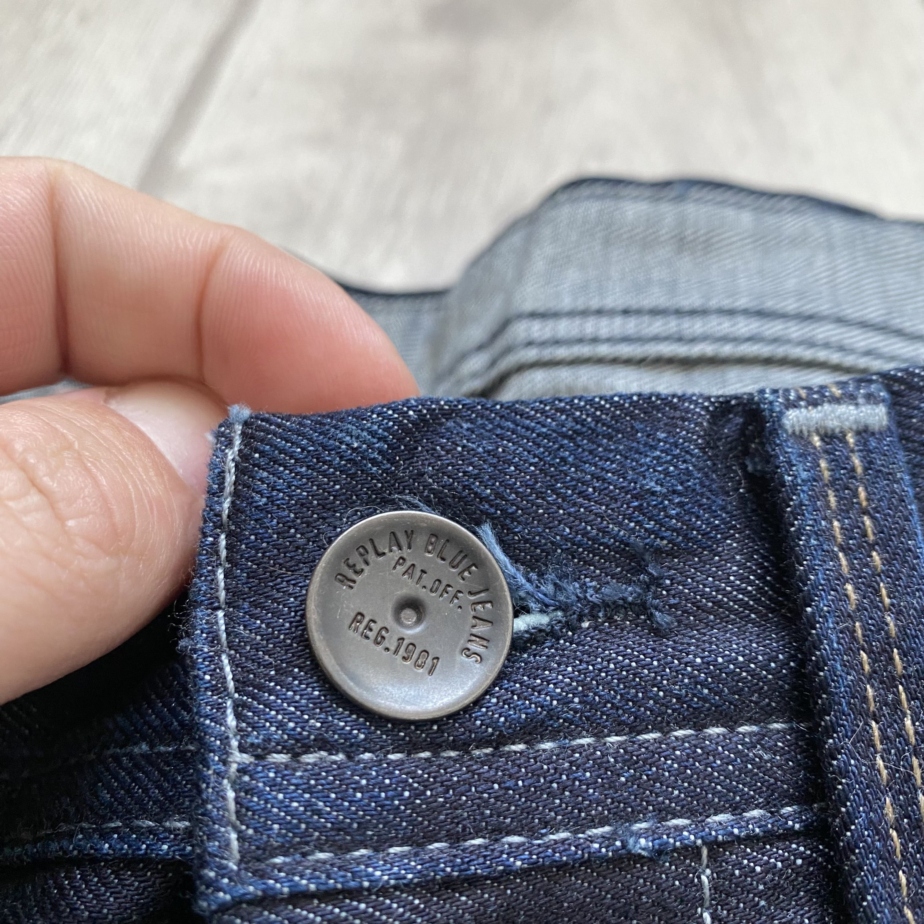 Replay Biker Style Jeans Replay Designer distresed denim pants Size US 32 / EU 48 - 7 Thumbnail
