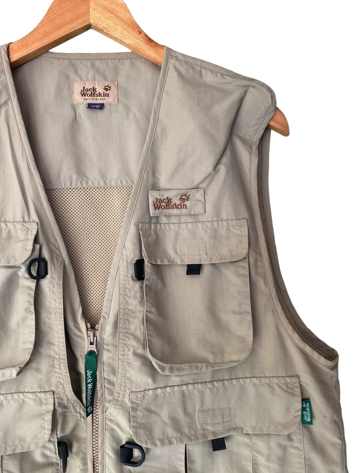 Jack Wolfskin × Vintage JACK WOLFSKINS Pocket Vest Size US L / EU 52-54 / 3 - 7 Thumbnail